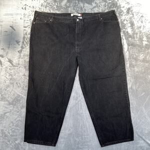 Vintage Levi's 560 Comfort Fit Jeans Men's Size 60x30 Black Denim